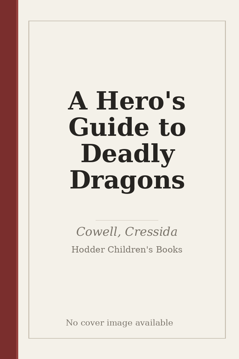 A Hero's Guide to Deadly Dragons - no cover image available