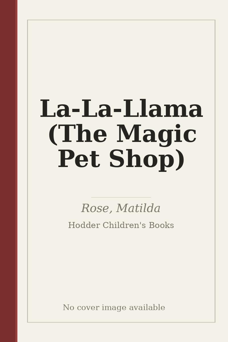 La-La-Llama (The Magic Pet Shop) - no cover image available