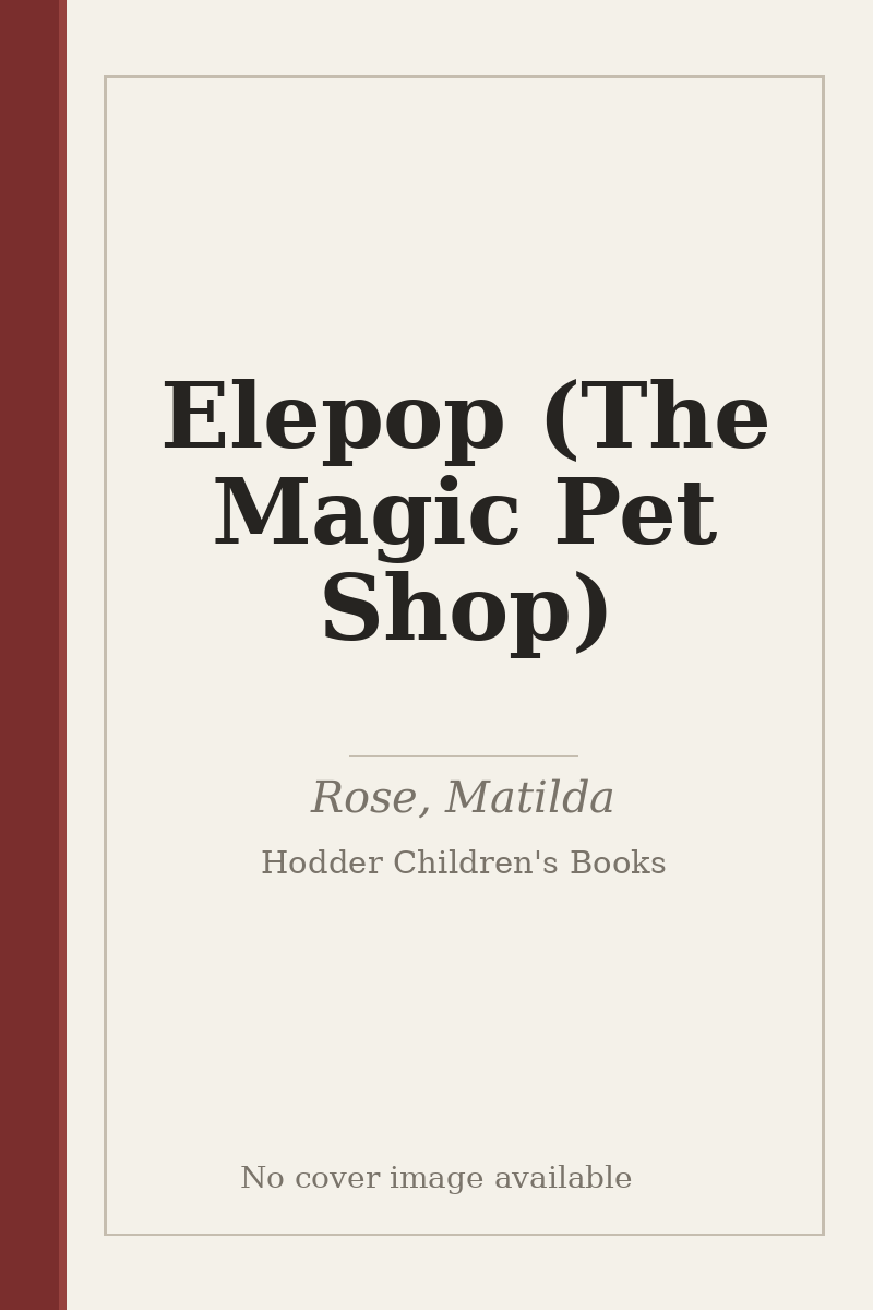 Elepop (The Magic Pet Shop) - no cover image available