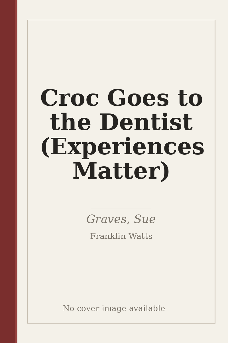 Croc Goes to the Dentist (Experiences Matter) - no cover image available