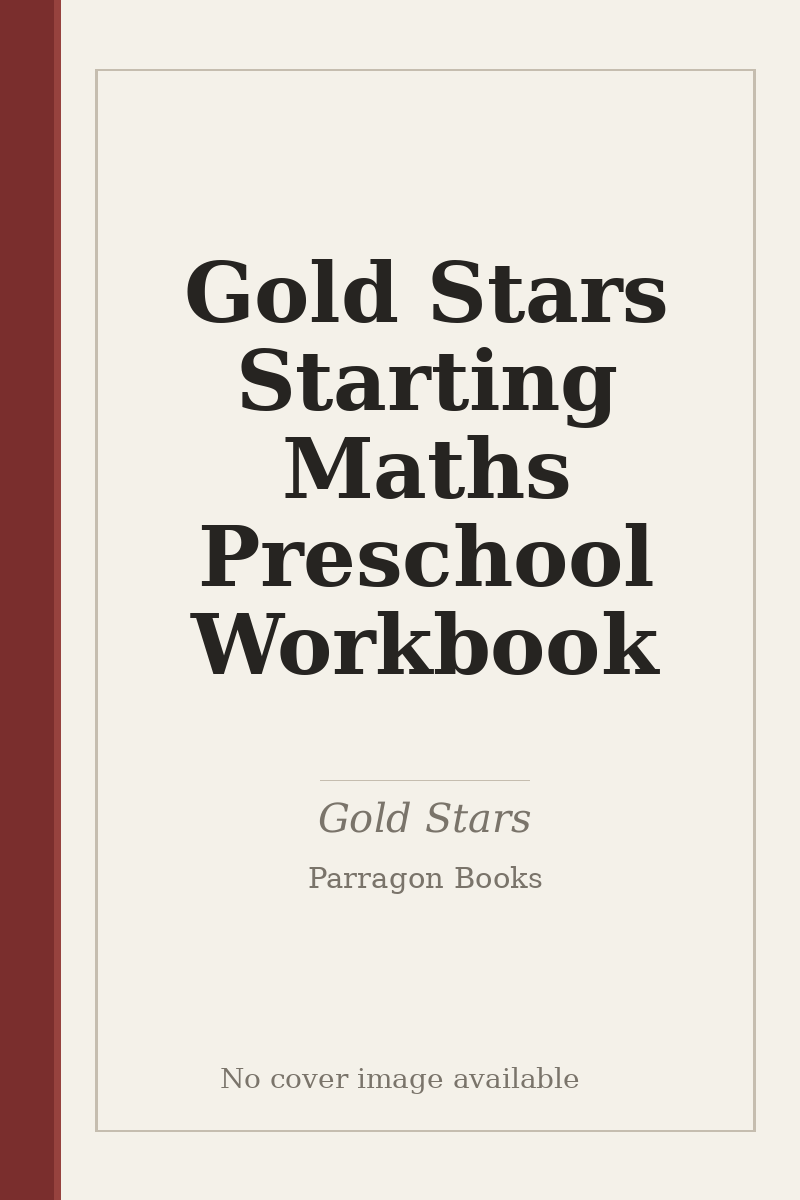 Gold Stars Starting Maths Preschool Workbook - no cover image available