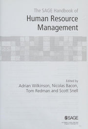 The SAGE Handbook of Human Resource Management