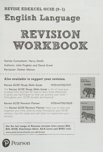 Revise Edexcel GCSE English Language Revision Workbook - for 2025, 2026 exams