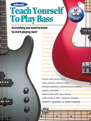 Alfred's Teach Yourself to Play Bass: Everything You Need to Know to Start Playing Now! (Book & DVD)