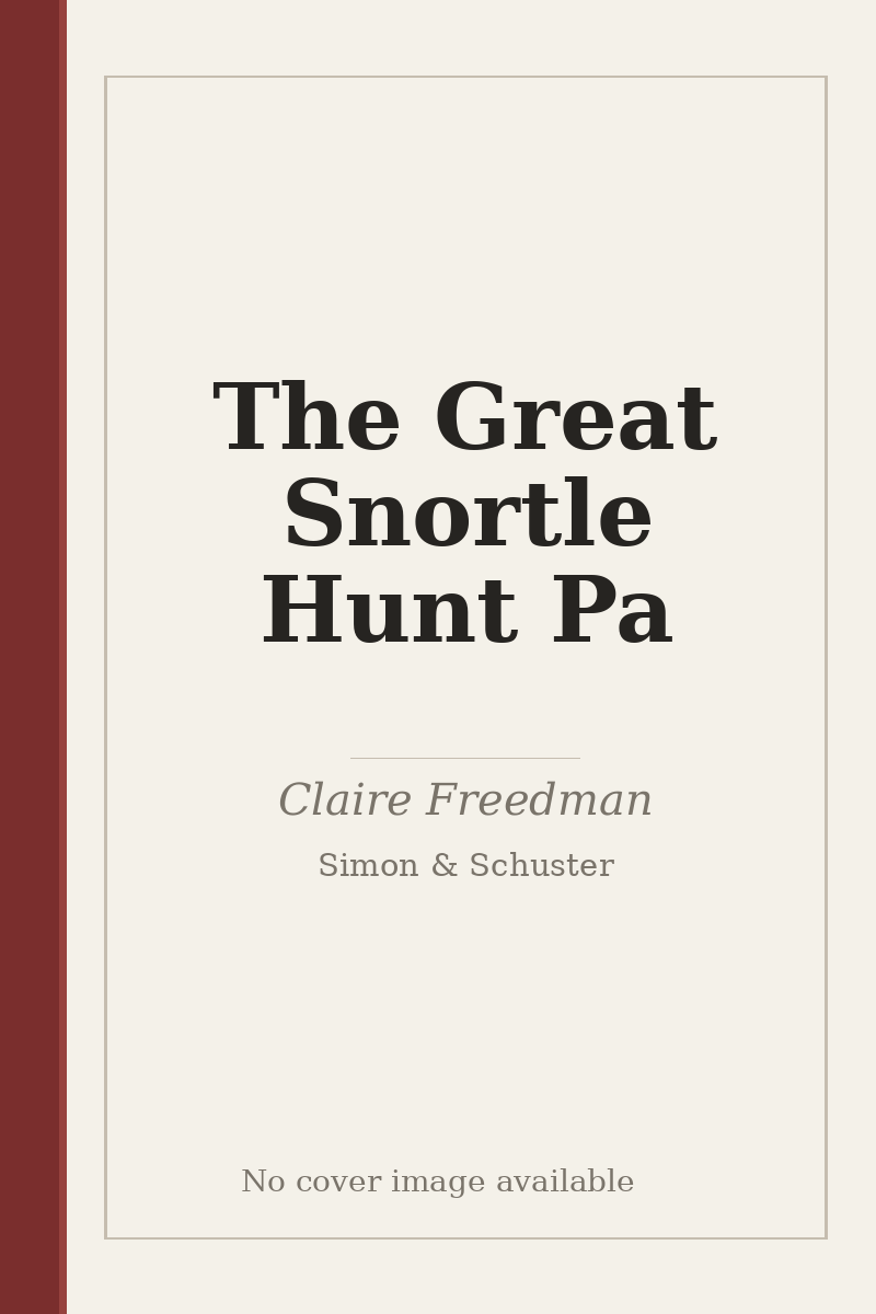 The Great Snortle Hunt Pa - no cover image available
