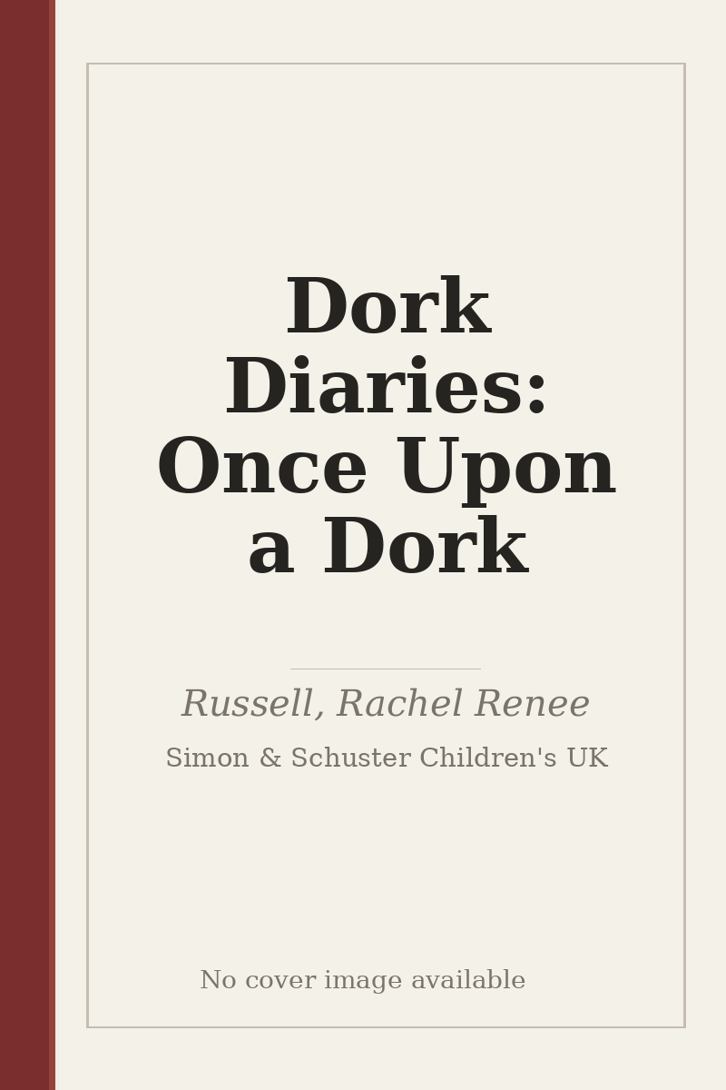 Dork Diaries: Once Upon a Dork - no cover image available