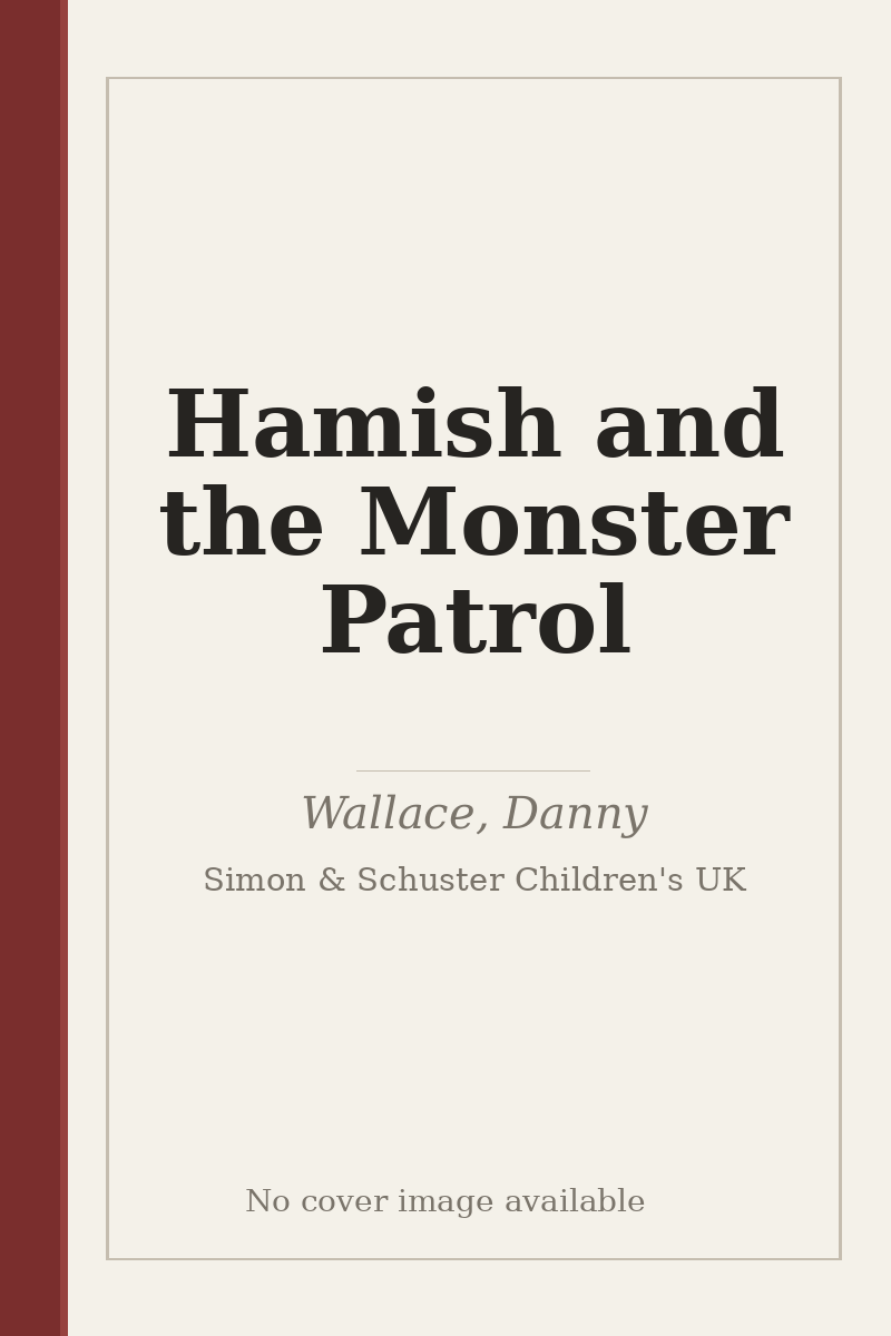 Hamish and the Monster Patrol - no cover image available