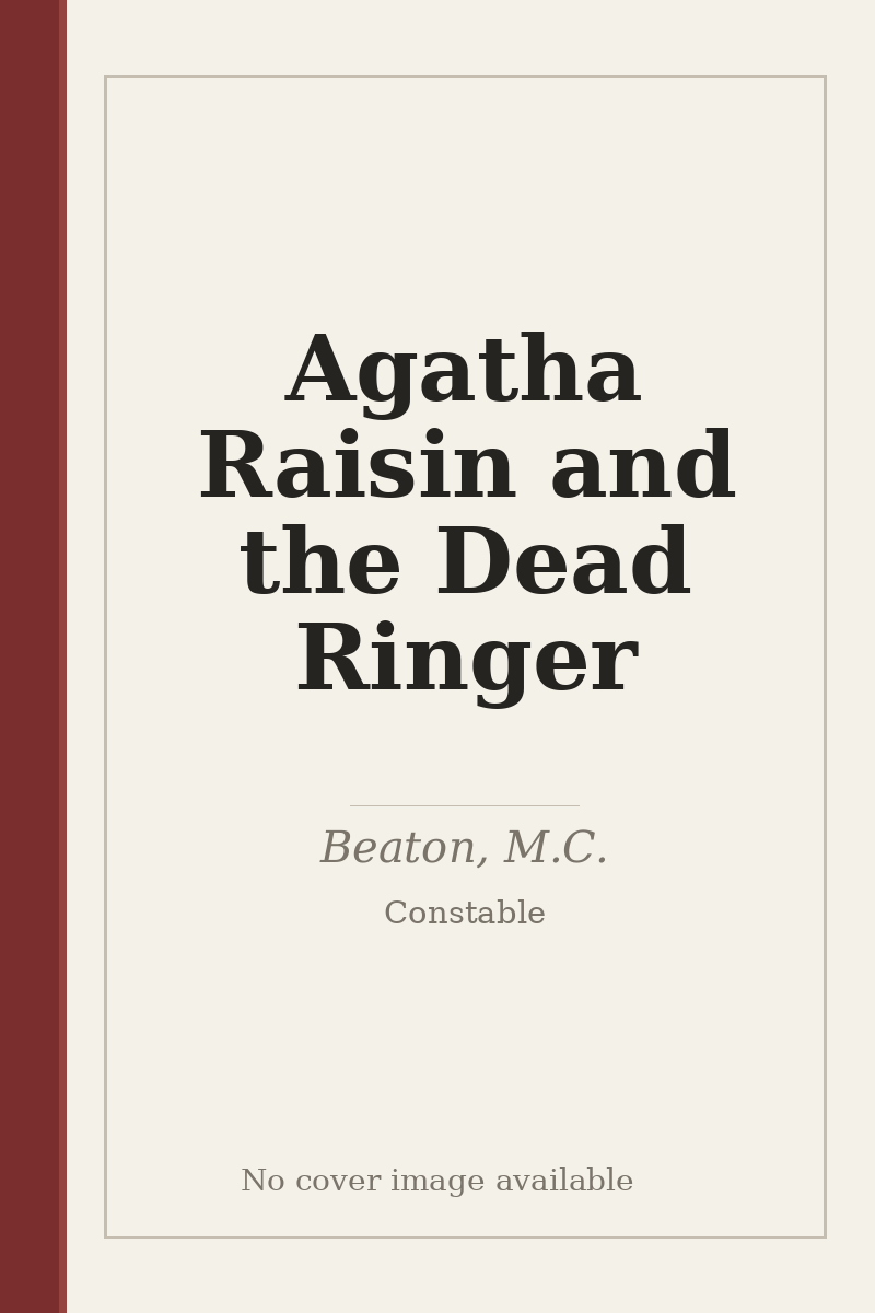 Agatha Raisin and the Dead Ringer - no cover image available