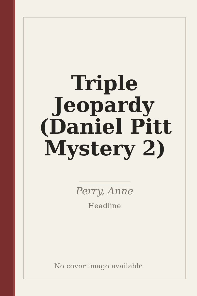 Triple Jeopardy (Daniel Pitt Mystery 2) - no cover image available