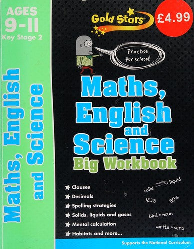 Gold Stars KS2 9-11 Big Workbook (Gold Stars Ks2 Bumpers): Practise for school!