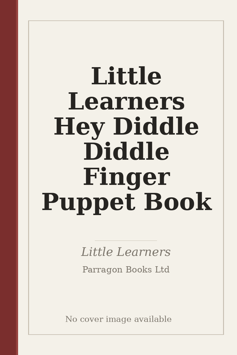 Little Learners Hey Diddle Diddle Finger Puppet Book - no cover image available