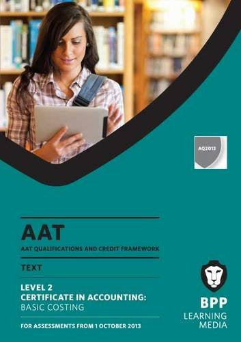 AAT Basic Costing: Study Text