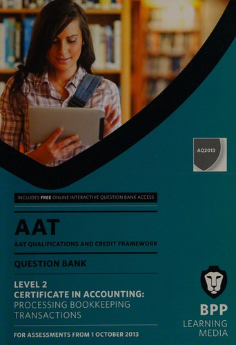 AAT Processing Bookkeeping Transactions: Study Text