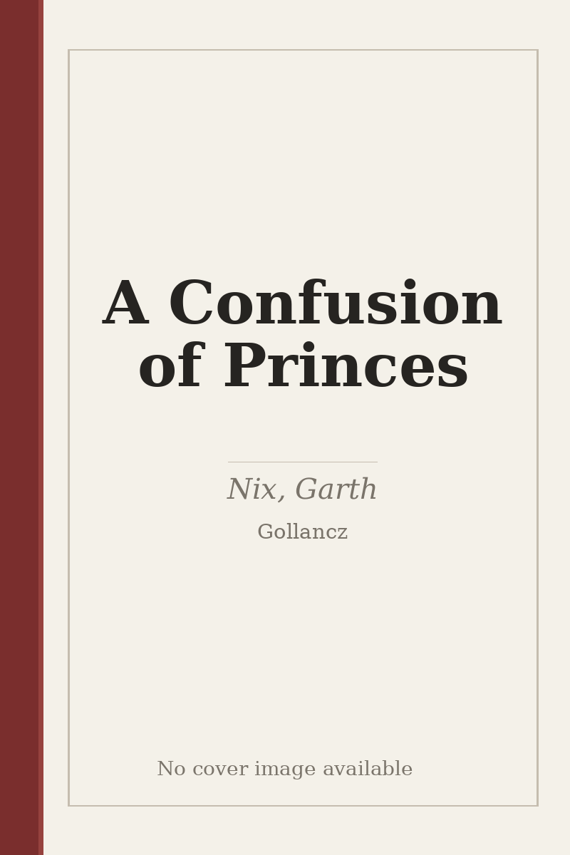 A Confusion of Princes - no cover image available