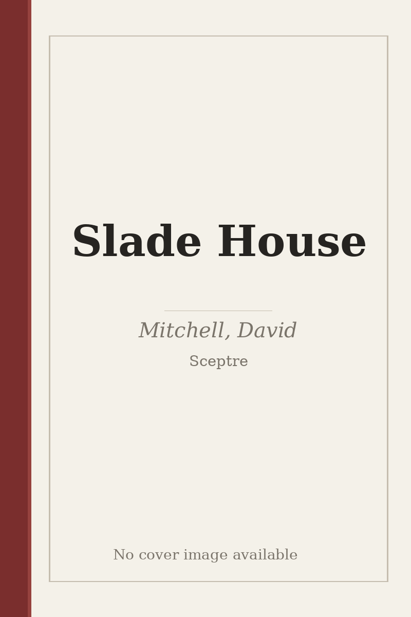 Slade House - no cover image available
