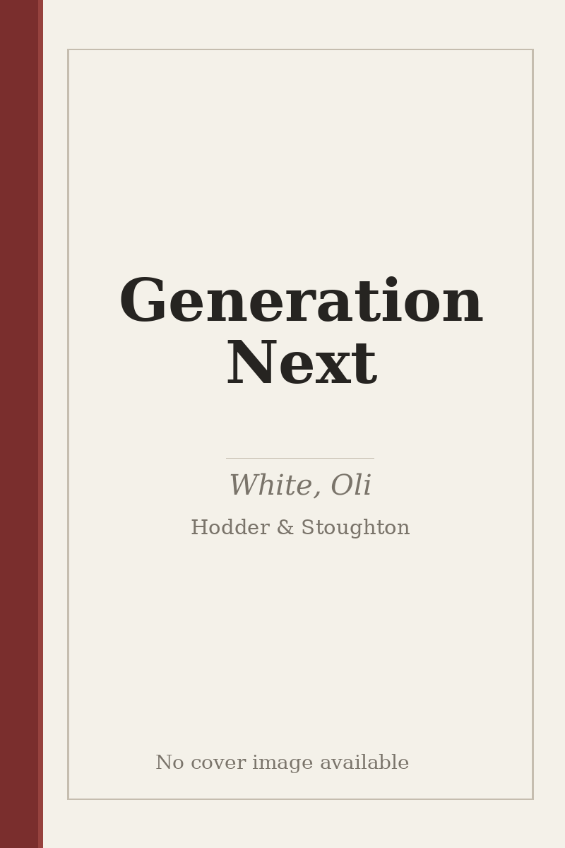 Generation Next - no cover image available