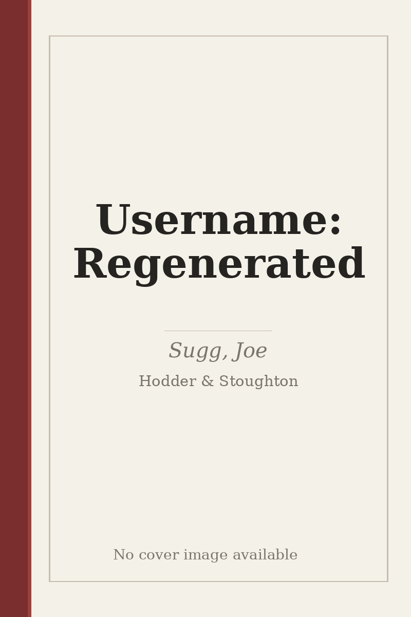 Username: Regenerated - no cover image available