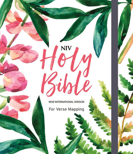 NIV Bible for Journalling and Verse-Mapping: Floral (New International Version)