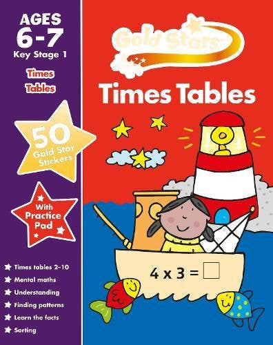 Gold Stars Times Tables Ages 6-7 Key Stage 1