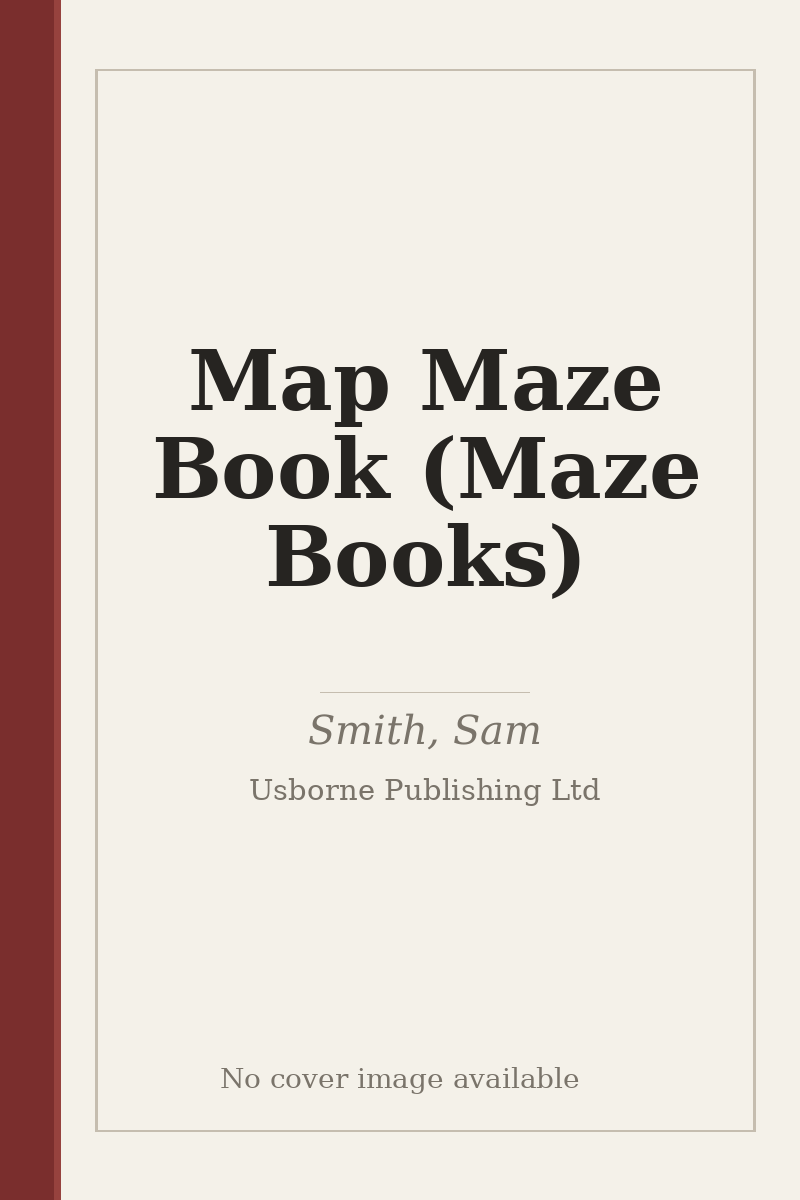 Map Maze Book (Maze Books) - no cover image available