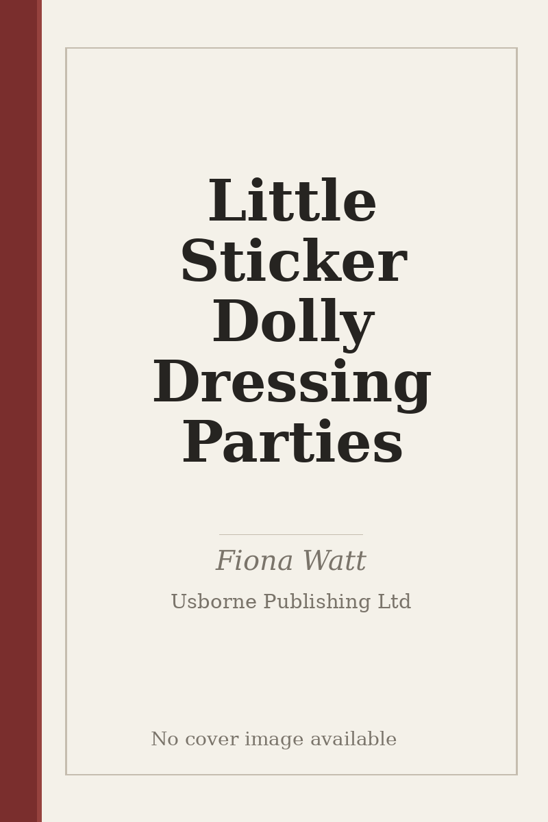 Little Sticker Dolly Dressing Parties - no cover image available