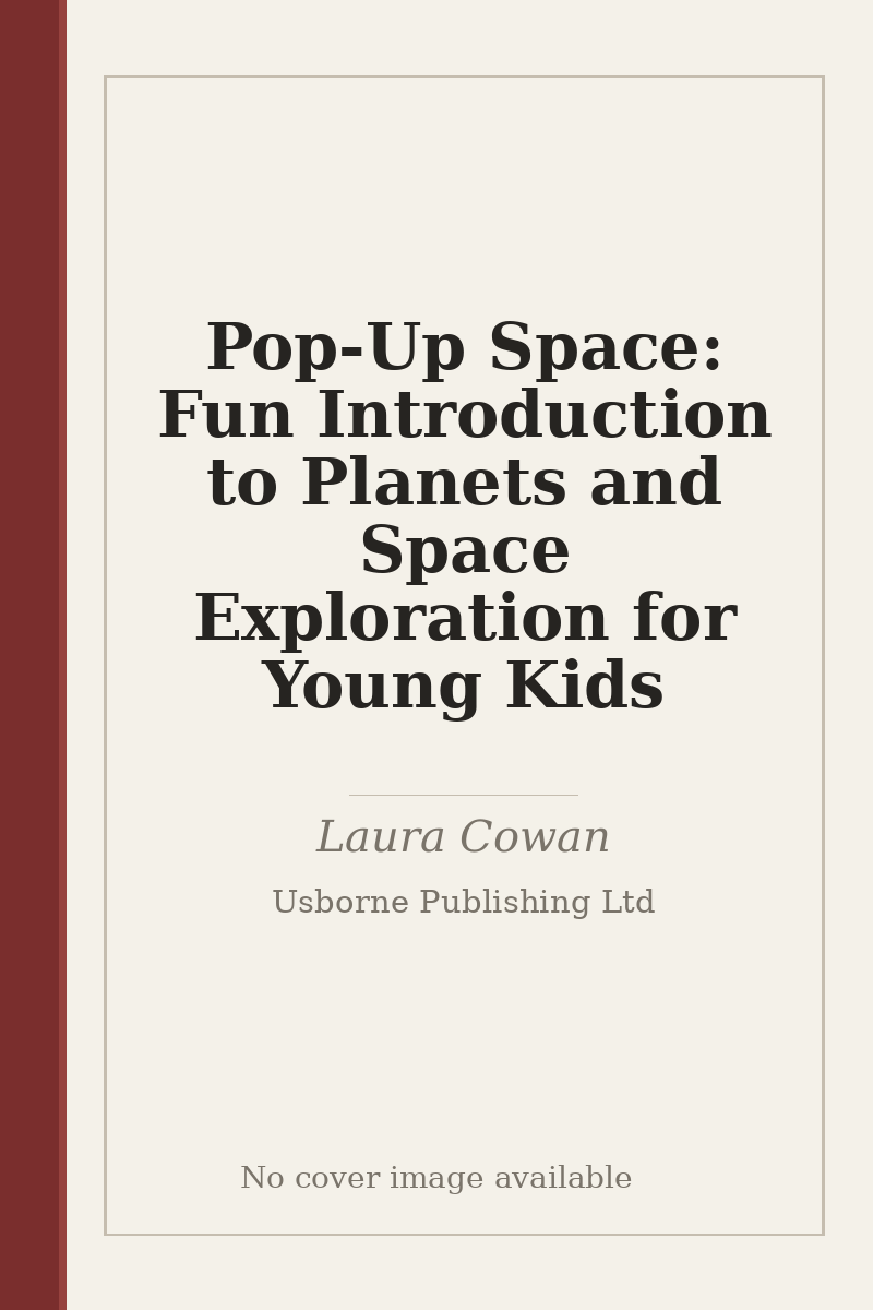Pop-Up Space: Fun Introduction to Planets and Space Exploration for Young Kids - no cover image available