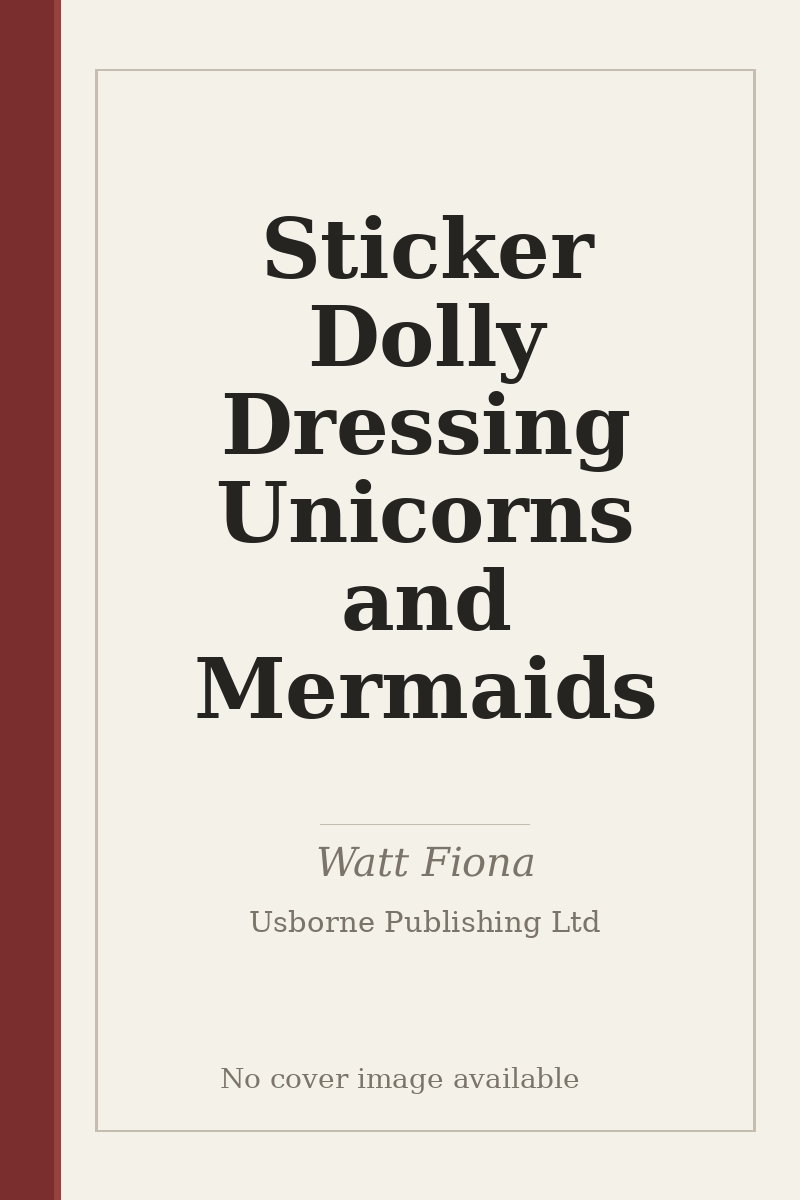 Sticker Dolly Dressing Unicorns and Mermaids - no cover image available