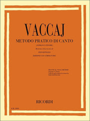 Practical Vocal Method (Vaccai) - High Voice: Soprano/Tenor - Book/CD