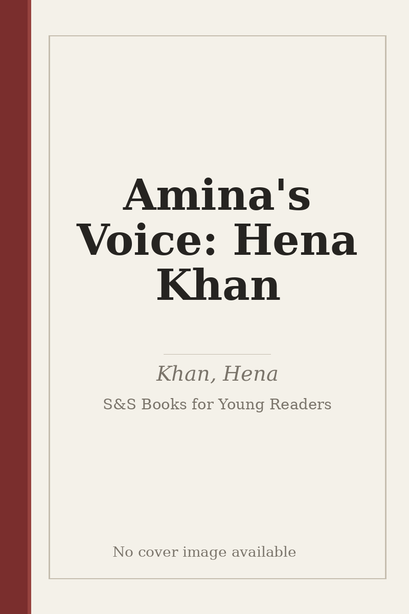 Amina's Voice: Hena Khan - no cover image available