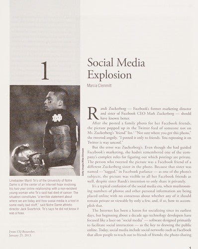 Issues in Media: Selections from CQ Researcher