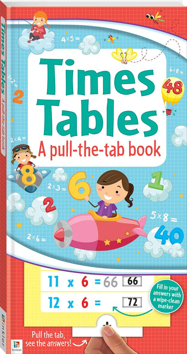 Times Tables: a pull-the-tab book