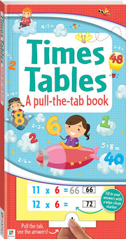 Times Tables: a pull-the-tab book