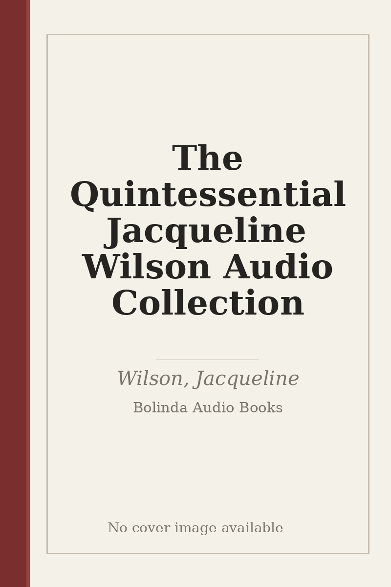 The Quintessential Jacqueline Wilson Audio Collection - no cover image available