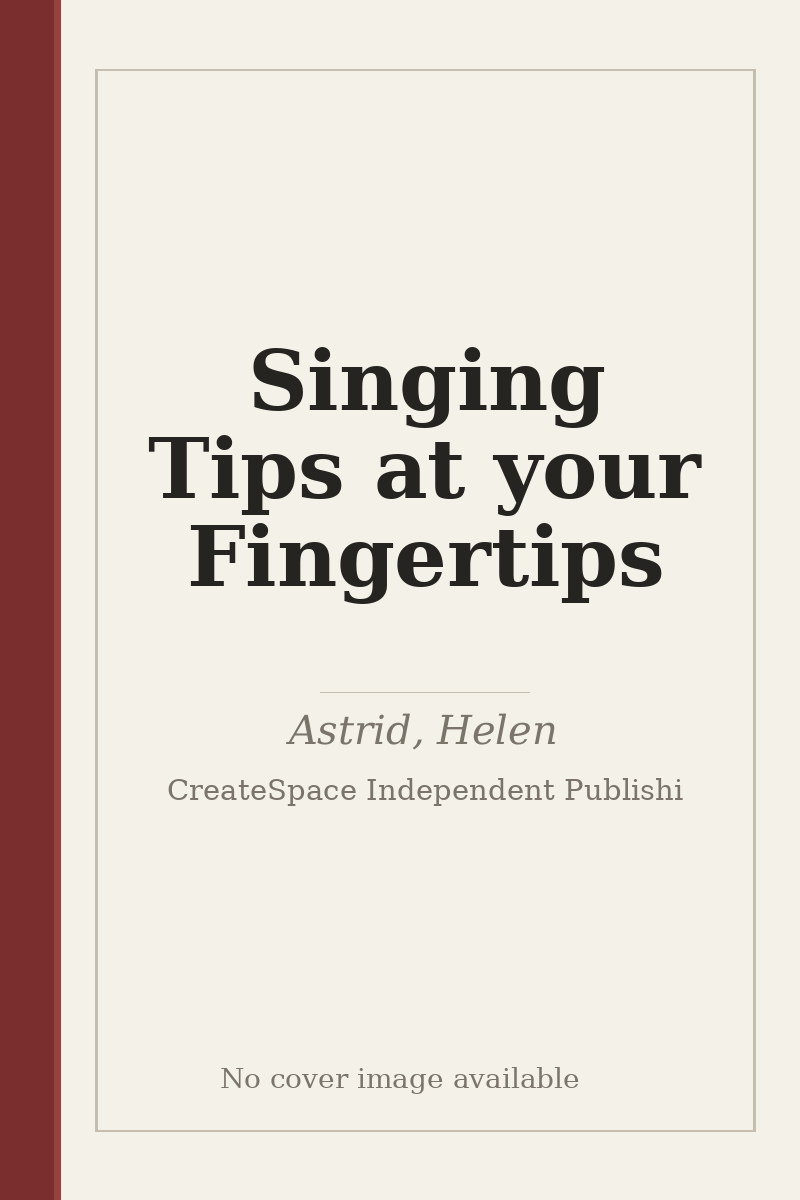 Singing Tips at your Fingertips - no cover image available