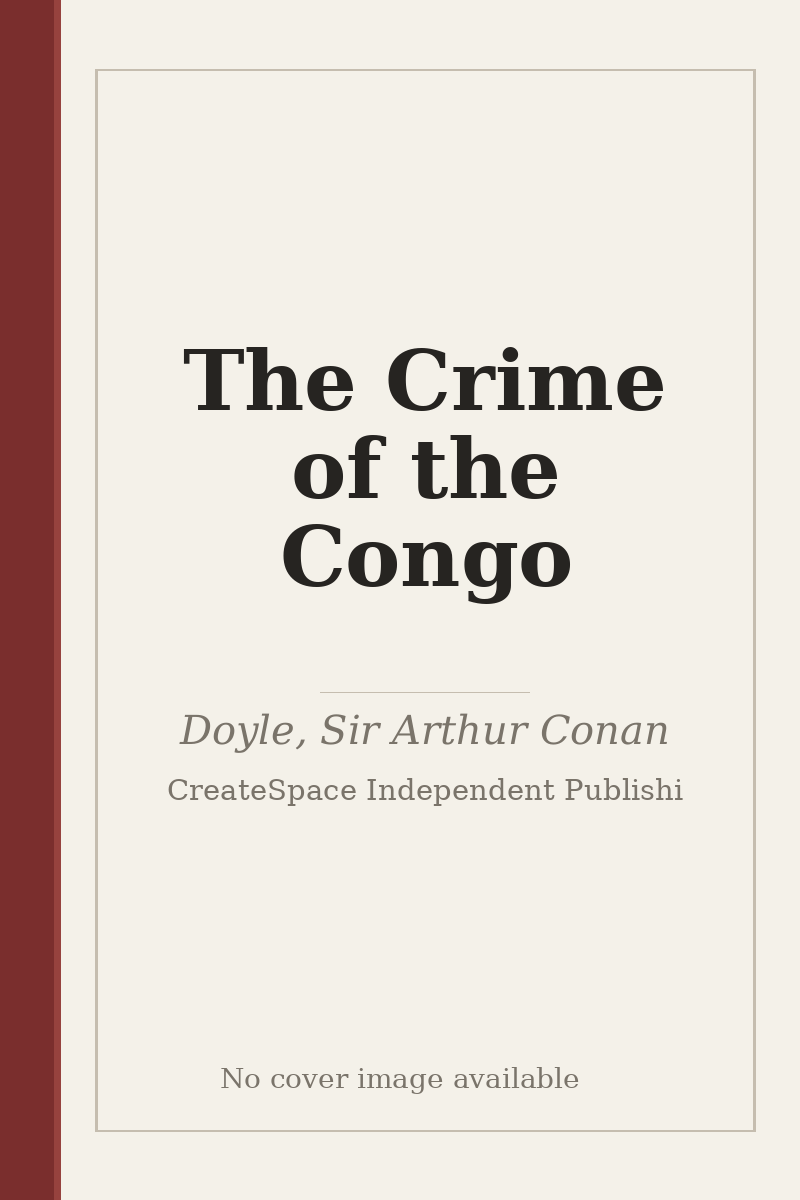 The Crime of the Congo - no cover image available