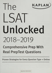 LSAT Unlocked 2018-2019: Proven Strategies For Every Question Type + Online (Kaplan Test Prep)