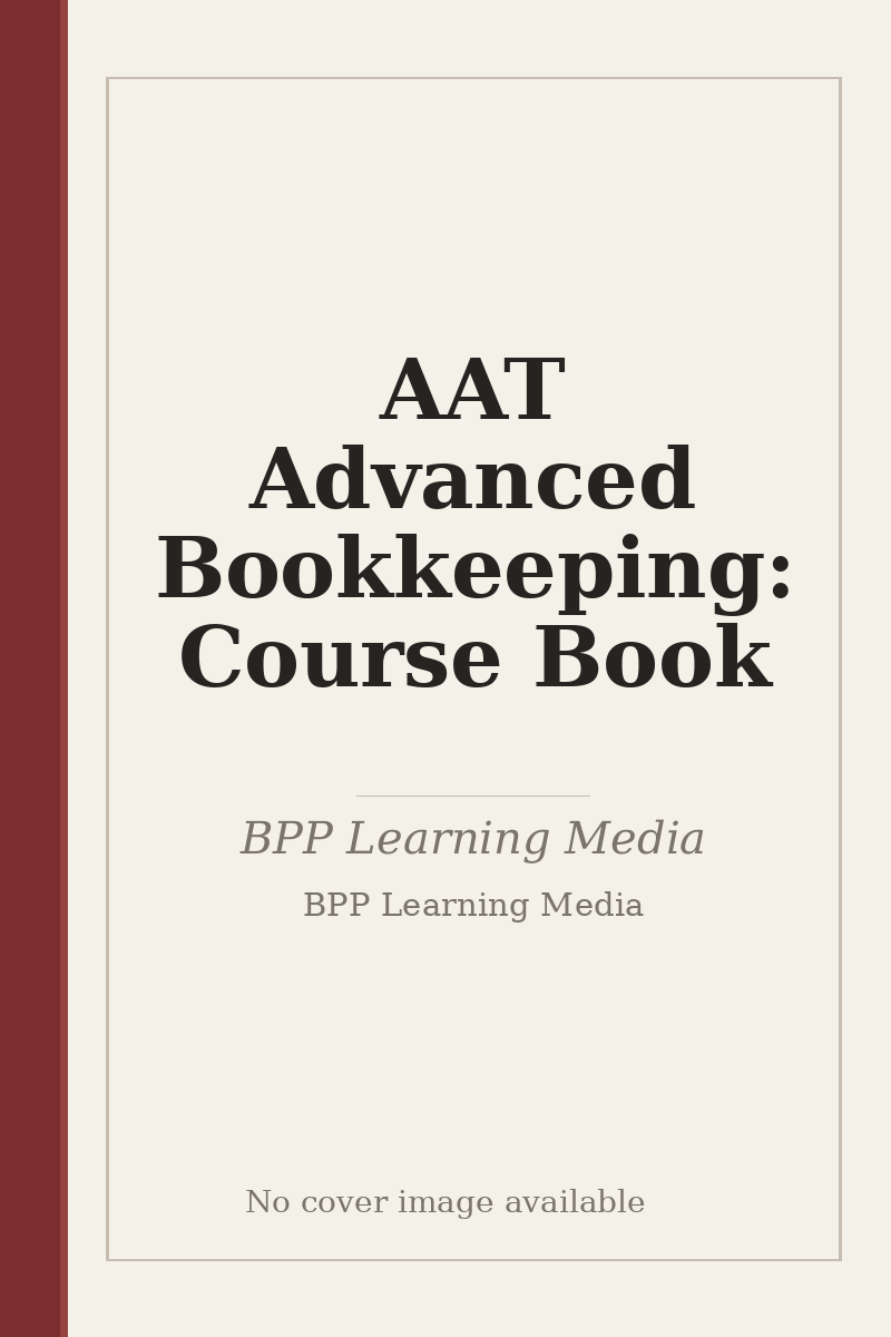 AAT Advanced Bookkeeping: Course Book - no cover image available