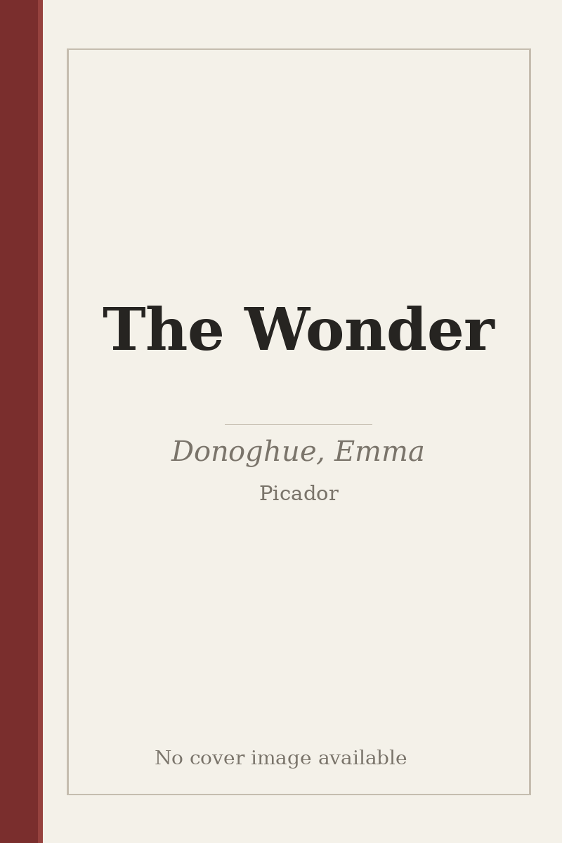The Wonder - no cover image available