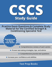 CSCS Study Guide: Practice Exam Questions & Complete Study Materials for the Certified Strength and Conditioning Specialist Test: Test Prep Books