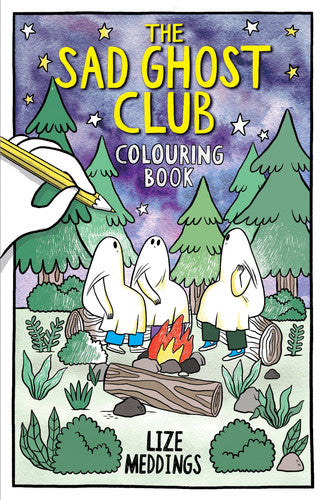 The Sad Ghost Club Colouring Book: A comfy cosy colouring book for all ages