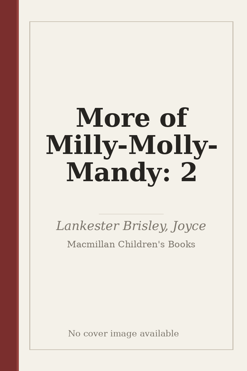 More of Milly-Molly-Mandy: 2 - no cover image available