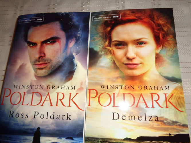 2 PAIRS OF POLDARK BOOKS BRAND NEW PAPERBACKS ROSS POLDARK/DEMELZA
