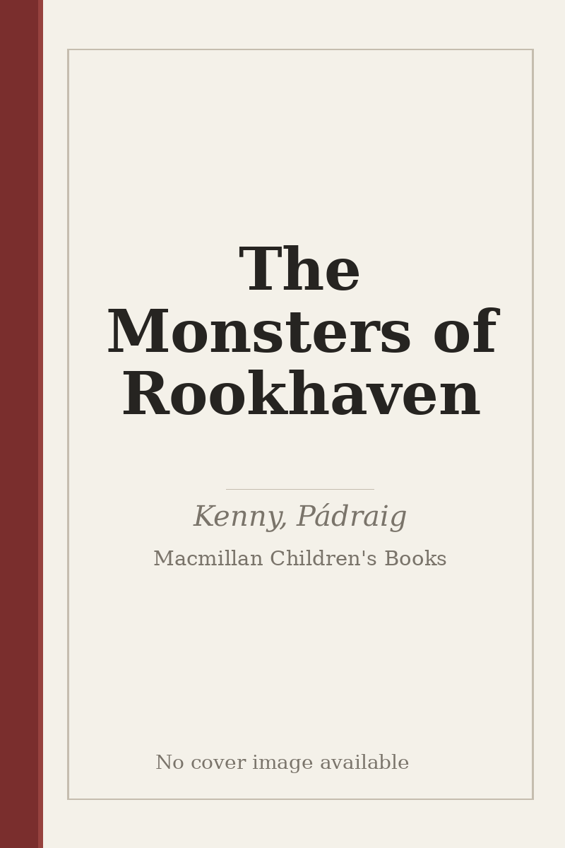 The Monsters of Rookhaven - no cover image available