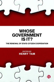Whose government is it?: The renewal of state-citizen cooperation