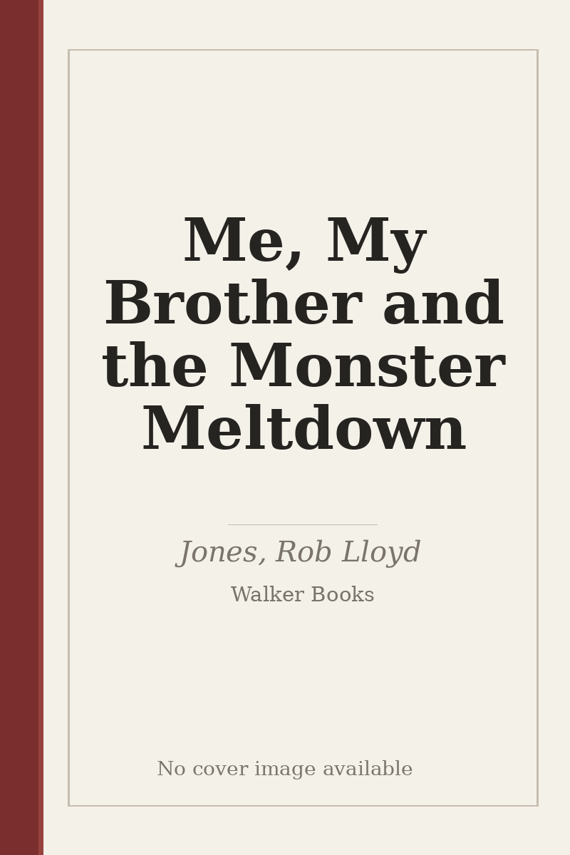 Me, My Brother and the Monster Meltdown - no cover image available