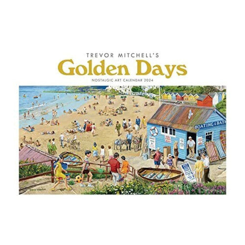 Golden Days, Trevor Mitchell A4 Calendar 2024