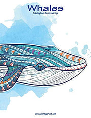 Whales Coloring Book for Grown-Ups 1: Volume 1