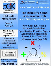 SATs KS1 Year 2 Maths Practice Papers 1 & 2 (Mock Tests A-D) (SATs KS1 Year Practice Papers)