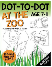 Dot-To-Dot - At The Zoo: Featuring fun animal facts!