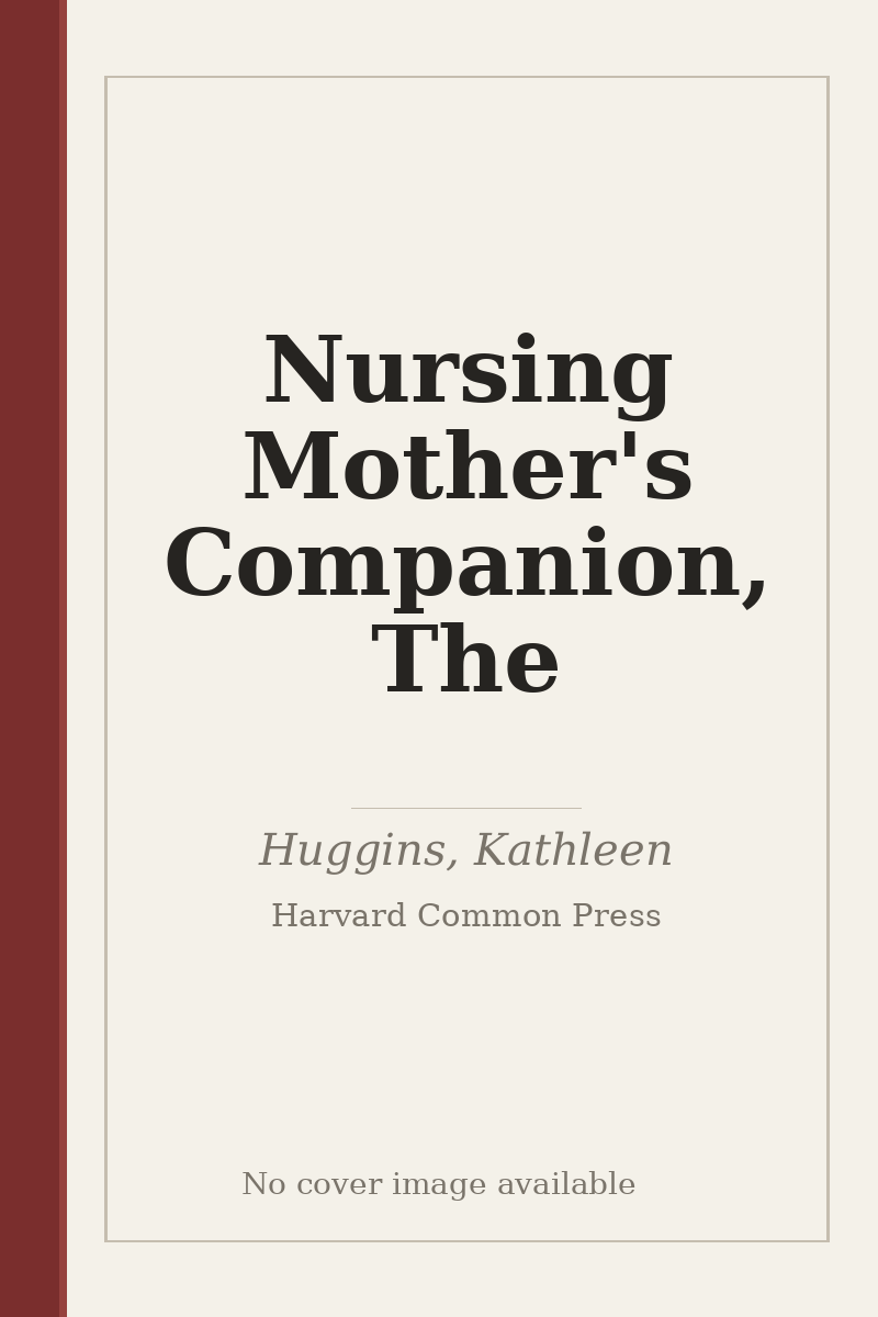 Nursing Mother's Companion, The - no cover image available